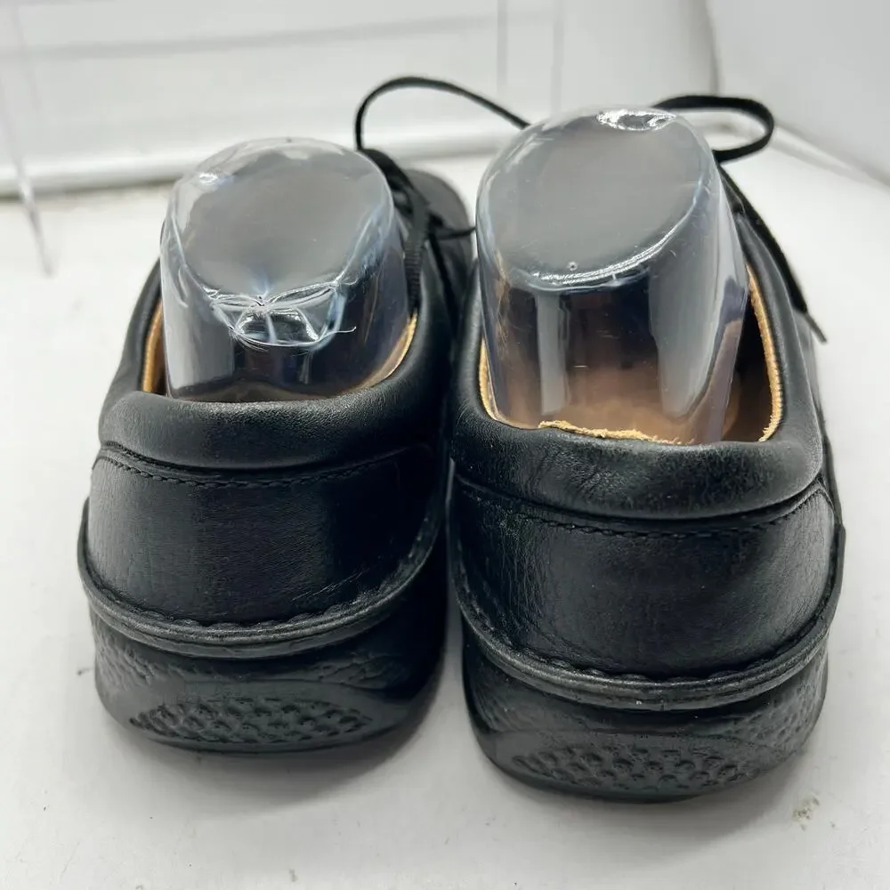Birkenstock Shoes Mens 7 Womens 9 Oxford Black Leather Lace Up Casual Comfort